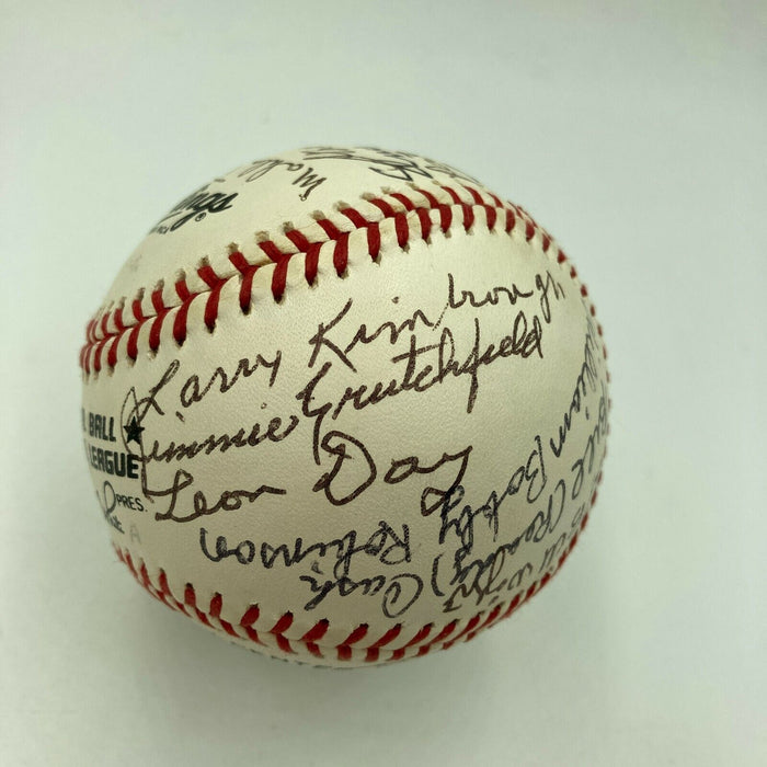 Willie Mays Josh Gibson Jr. Negro League Legends Signed Baseball JSA COA