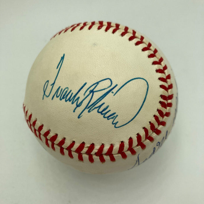 Mickey Mantle Ted Williams Frank Robinson Triple Crown Signed Baseball PSA DNA