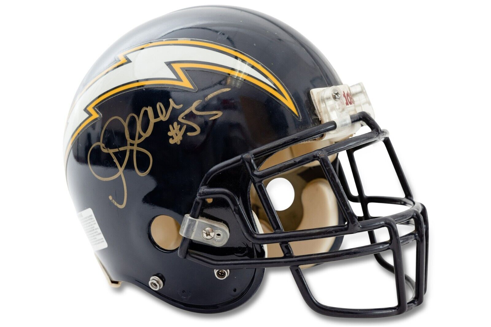 Junior Seau Signed 1999 San Diego Chargers Riddell Pro Model Helmet PS Showpieces Sports Junior Seau Signed 1999 San Diego Chargers Riddell Pro Model Helmet PS Showpieces Sports