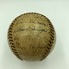 1935 Detroit Tigers World Series Champs Team Signed Baseball PSA DNA COA