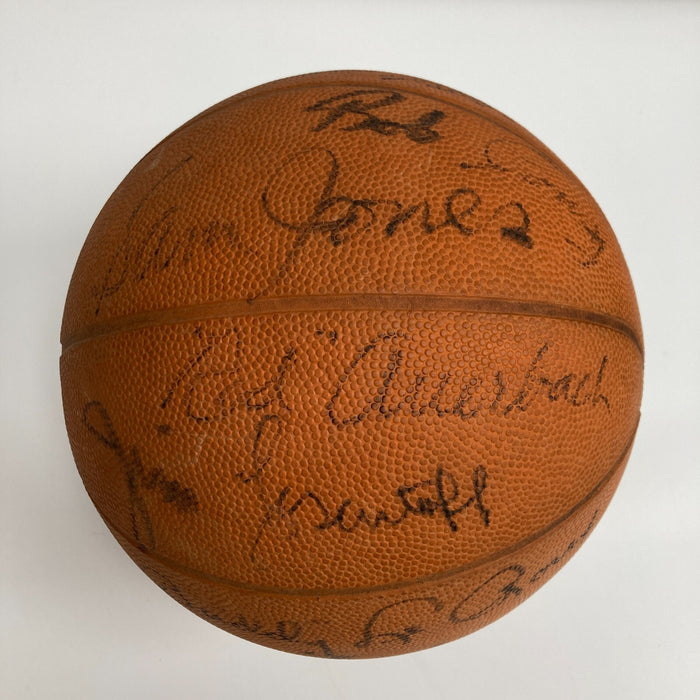 1960-61 Boston Celtics NBA Champs Team Signed Vintage Basketball Beckett COA