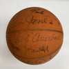 1960-61 Boston Celtics NBA Champs Team Signed Vintage Basketball Beckett COA