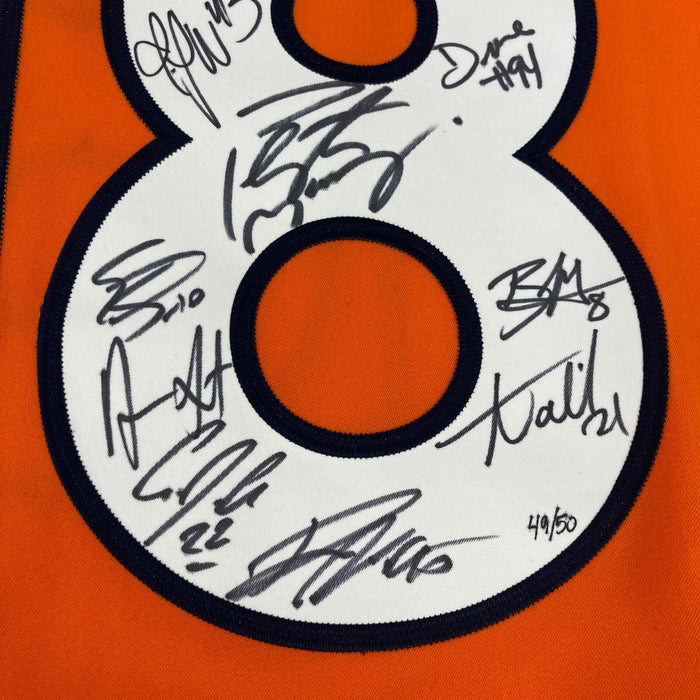2015 Denver Broncos Super Bowl 50 Champs Team Signed Nike Game Jersey JSA COA