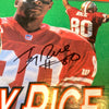 Jerry Rice #80 Signed Wheaties Cereal Box JSA COA