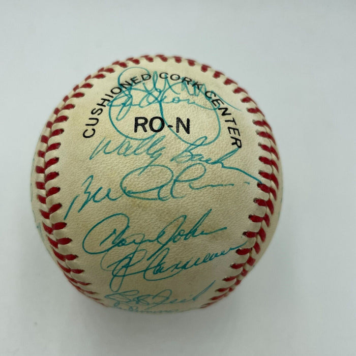 1988 New York Mets Team Signed National League Baseball With Gary Carter