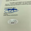 Vintage 1986 New York Mets World Series Champs Team Signed Baseball JSA COA
