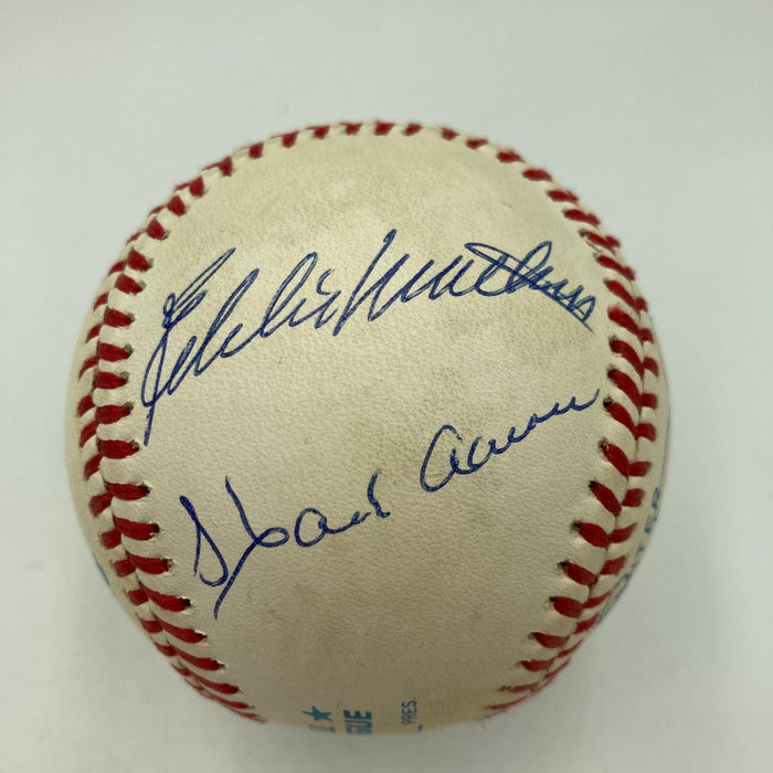 Beautiful 500 Home Run Signed Baseball Mickey Mantle Ted Williams PSA 9 MINT
