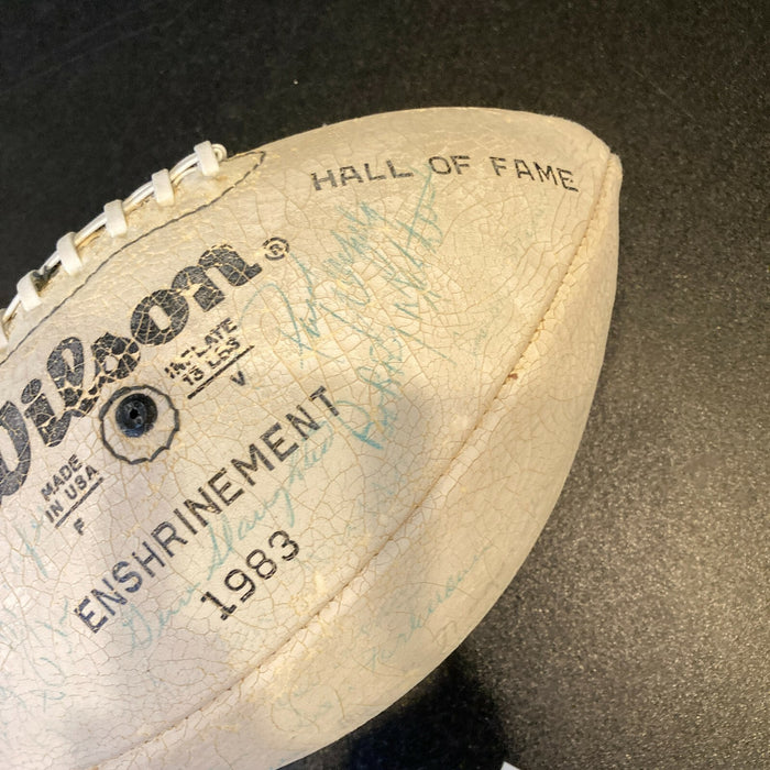 Bronko Nagurski 1983 Hall Of Fame Induction Multi Signed Football 25+ JSA COA