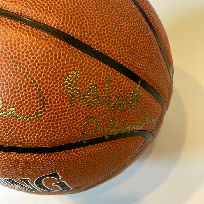 1980-81 Boston Celtics NBA Champions Team Signed Basketball PSA DNA & JSA COA