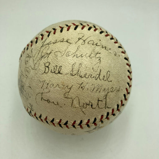 1924 St. Louis Cardinals Team Signed Baseball Rogers Hornsby Bottomley JSA COA
