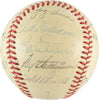 Joe Dimaggio Ted Williams 1951 All Star Game Team Signed Baseball PSA DNA COA