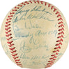 Jackie Robinson 1954 Brooklyn Dodgers Team Signed Baseball PSA DNA