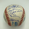 1961 New York Yankees World Series Champs Team Signed Baseball Mickey Mantle JSA