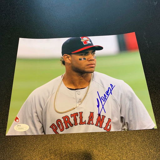 Yoan Moncada Signed Autographed 8x10 Photo With JSA COA