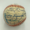 Mickey Mantle Joe Dimaggio New York Yankees Greats Signed Baseball 35 Sigs JSA