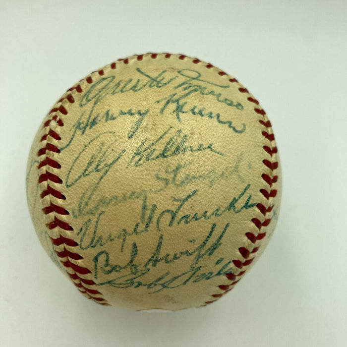 1954 All Star Game Team Signed Baseball Nellie Fox Yogi Berra Whitey Ford JSA
