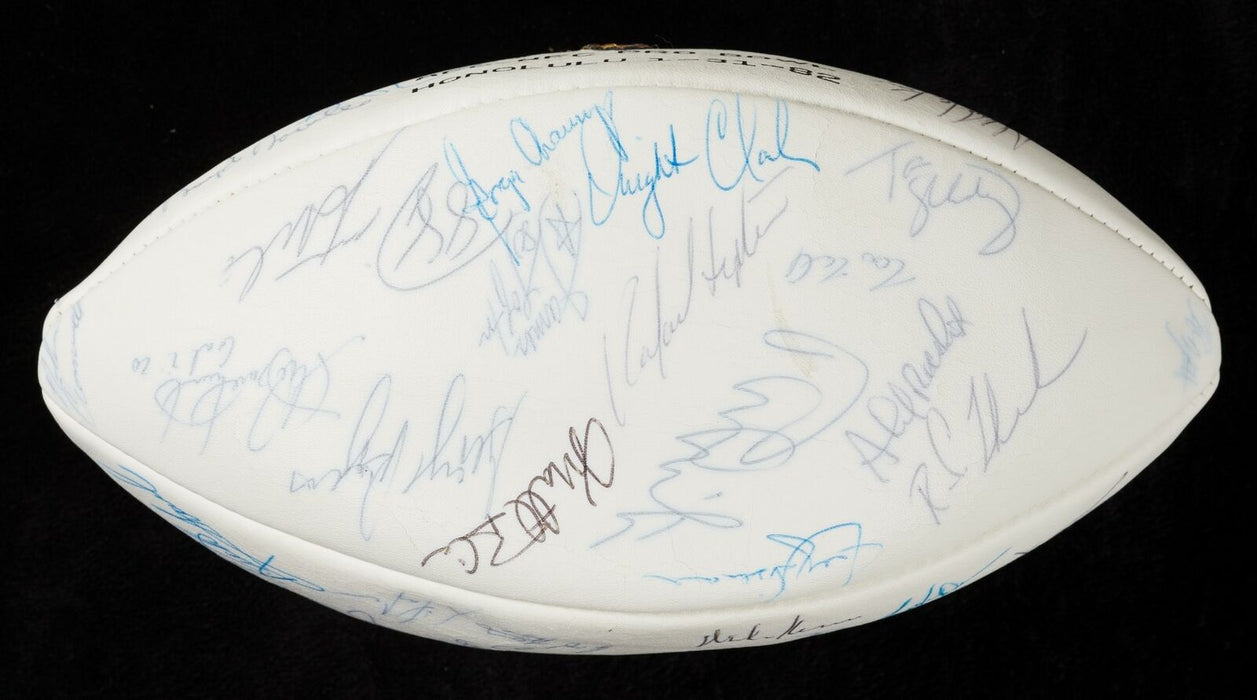 1982 AFC & NFC Pro Bowl Team Signed Football Beckett COA