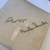 Willie Mays & Duke Snider Signed Vintage Baseball Base With JSA COA