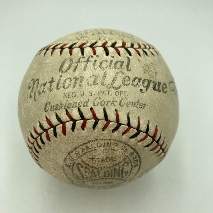 Rare Billy Sunday Signed 1925 American League Baseball Evangelist Beckett COA