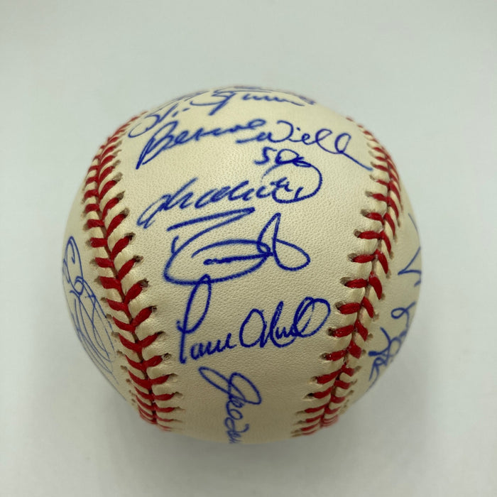 1998 New York Yankees World Series Champs Team Signed Baseball Jeter JSA COA