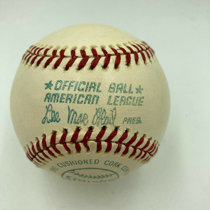 Hal Trosky Sr. Single Signed American League Baseball (Dec 1979) JSA COA RARE