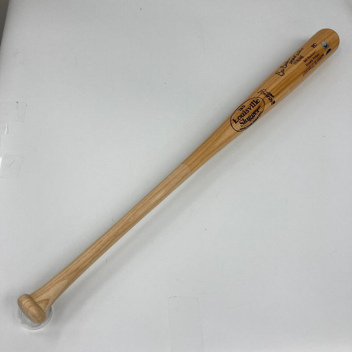Bill Buckner & Mookie Wilson Signed Game Model Baseball Bat Steiner & MLB Holo