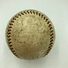 1927 NY Yankees WS Champs Team Signed Baseball Babe Ruth Lou Gehrig Beckett COA