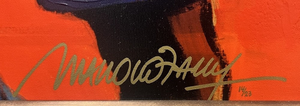 LeBron James Signed Large Malcolm Farley Painting Art UDA Upper Deck Certified