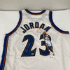 Michael Jordan Signed Washington Wizards Game Jersey Original Art UDA Upper Deck