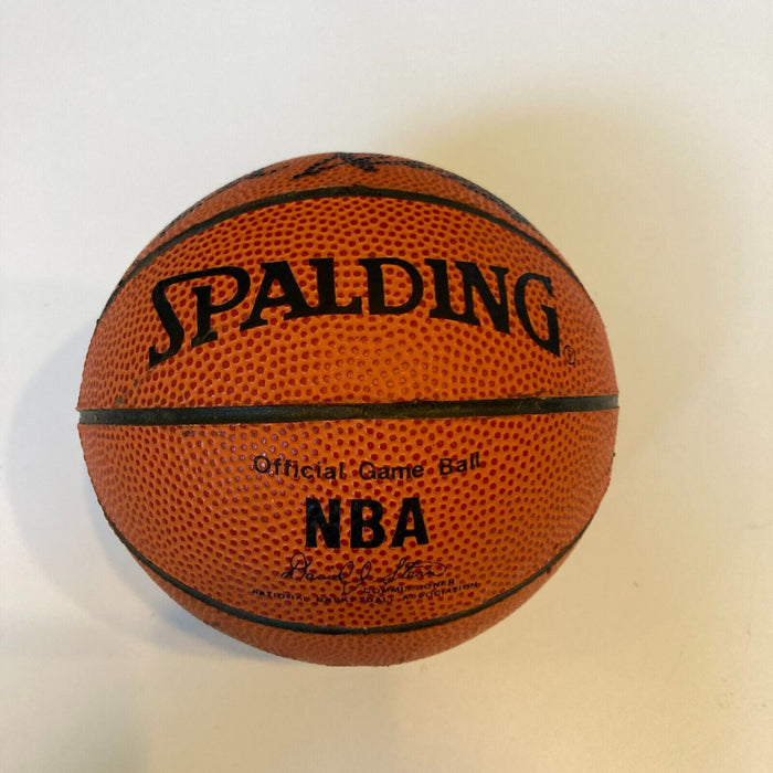 Bill Russell Signed Spalding NBA Mini Basketball With JSA COA