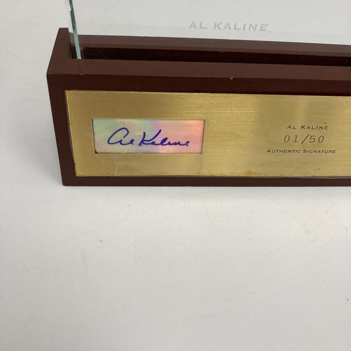 2003 Playoff Absolute Memorabilia Al Kaline Signed Auto Glass Display