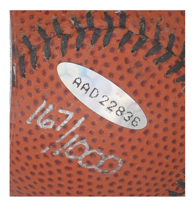 Michael Jordan Signed Nike Basketball Style Baseball Upper Deck UDA & Beckett