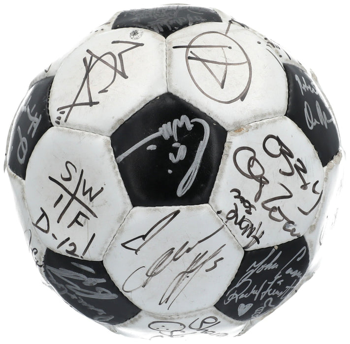 Donald Trump & Kanye West Celebrity Multi Signed Soccer Ball 30+ Sigs JSA COA