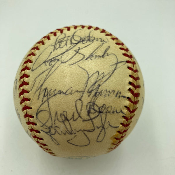 Thurman Munson 1973 New York Yankees Team Signed American League Baseball PSA