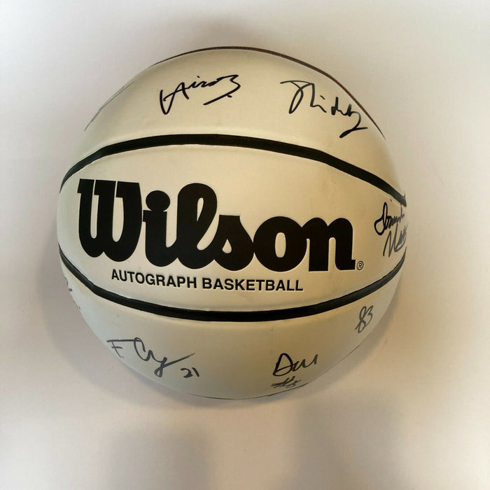 2021 NBA Draft Class Rookies Multi Signed Basketball 12 Sigs JSA COA