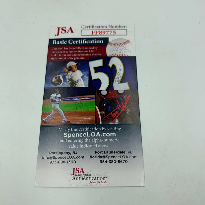 George Sparky Anderson Full Name Signed National League Baseball With JSA COA