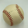 Terry Baker Signed Vintage AL Baseball Heisman Trophy Winner JSA COA