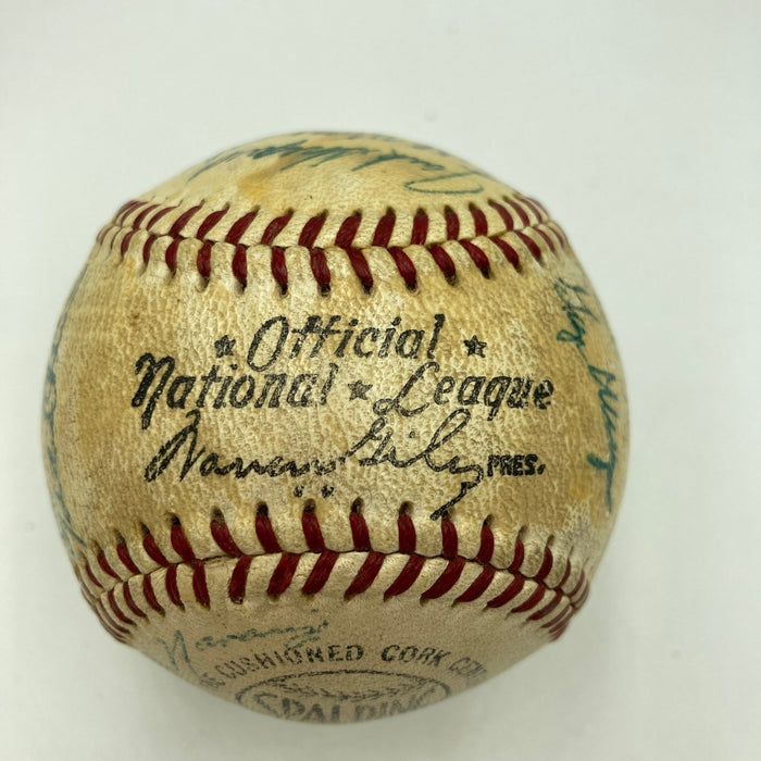 Roberto Clemente 1956 Pittsburgh Pirates Team Signed Baseball PSA DNA COA