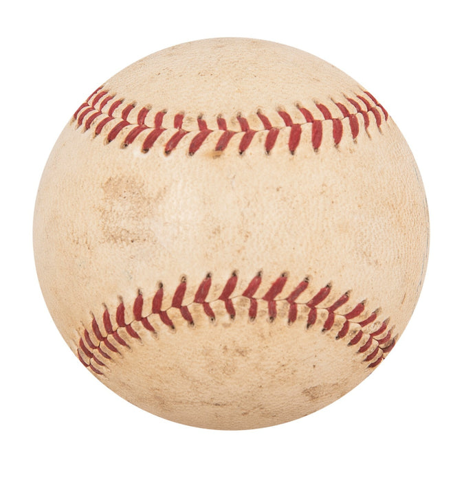 Satchel Paige Single Signed Autographed Vintage 1950's Baseball With Beckett COA