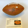 1972 USC Trojans NCAA National Champions Team Signed Football JSA COA