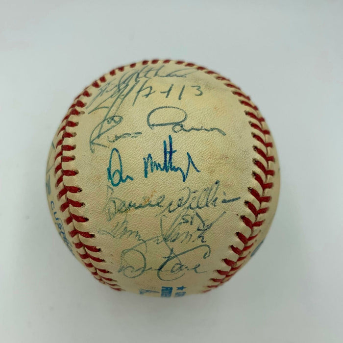 Derek Jeter Mariano Rivera Rookie Season 1995 Yankees Team Signed Baseball JSA