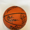 1972-73 New York Knicks NBA Champs Team Signed NBA Game Basketball UDA COA