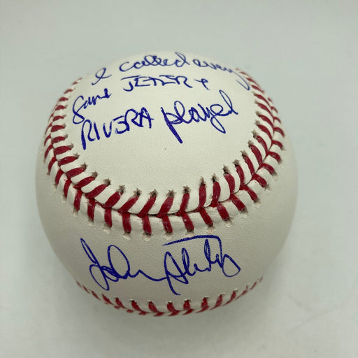 John Sterling "I Called Every Game Jeter & Rivera Played" Signed Baseball JSA