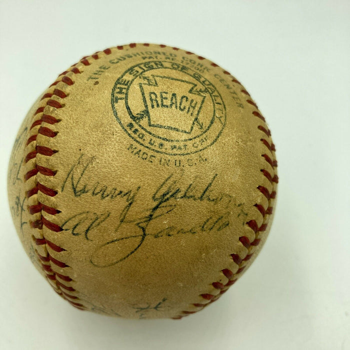 1945 St. Louis Browns Team Signed Official American League Harridge Baseball