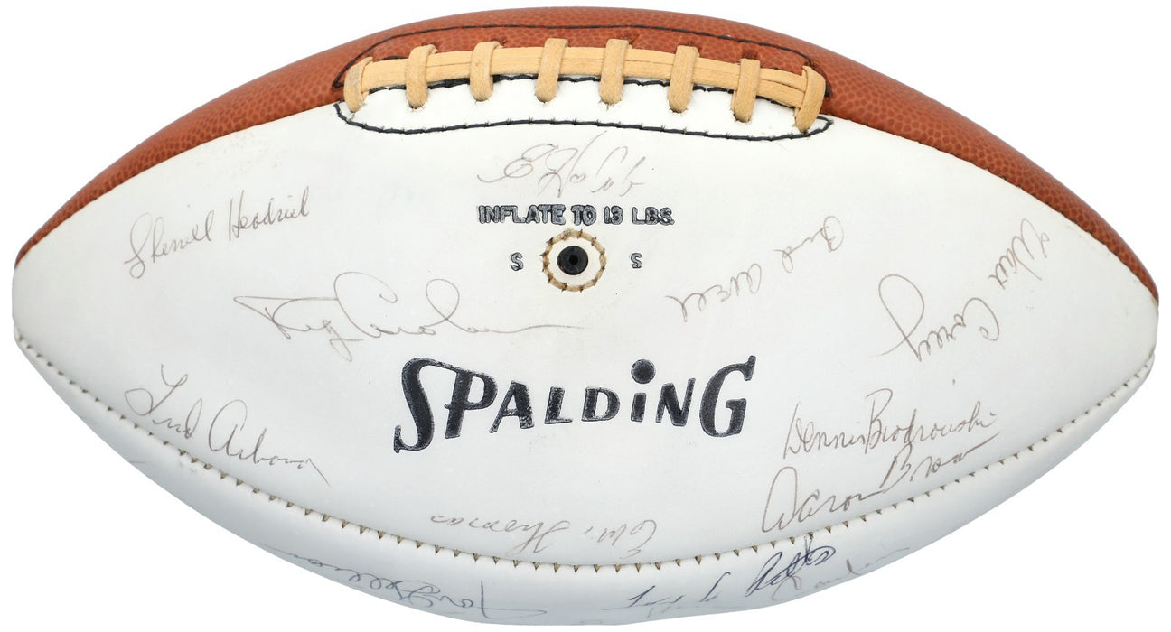 1966 Kansas City Chiefs AFL Champs Team Signed Spalding Game Football PSA DNA
