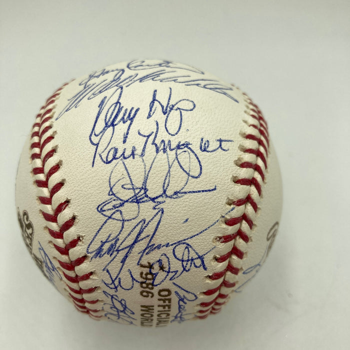 1986 New York Mets World Series Champs Team Signed W.S. Baseball Steiner & MLB