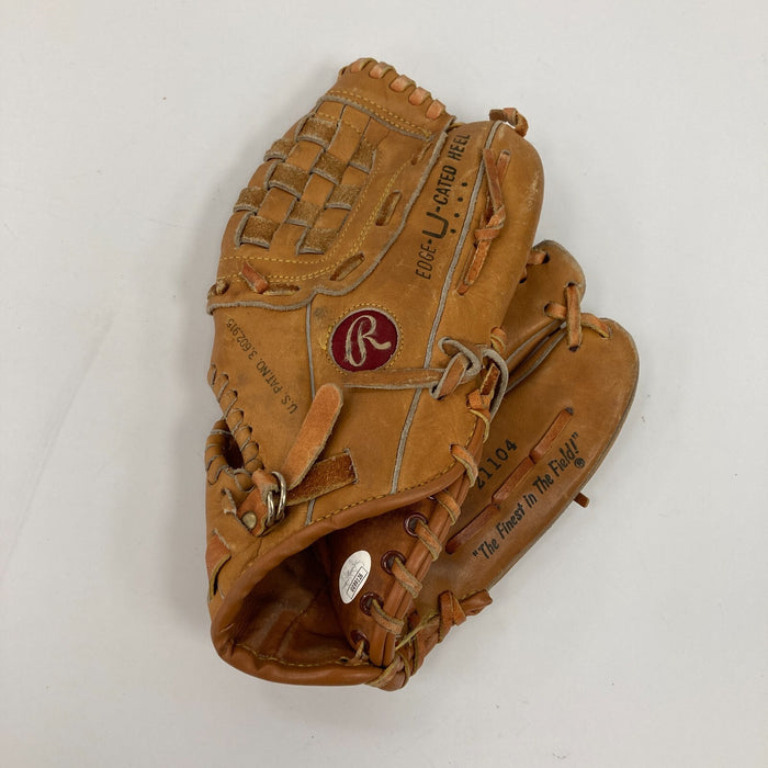 Steve Carlton Signed Game Model Rawlings Baseball Glove JSA COA