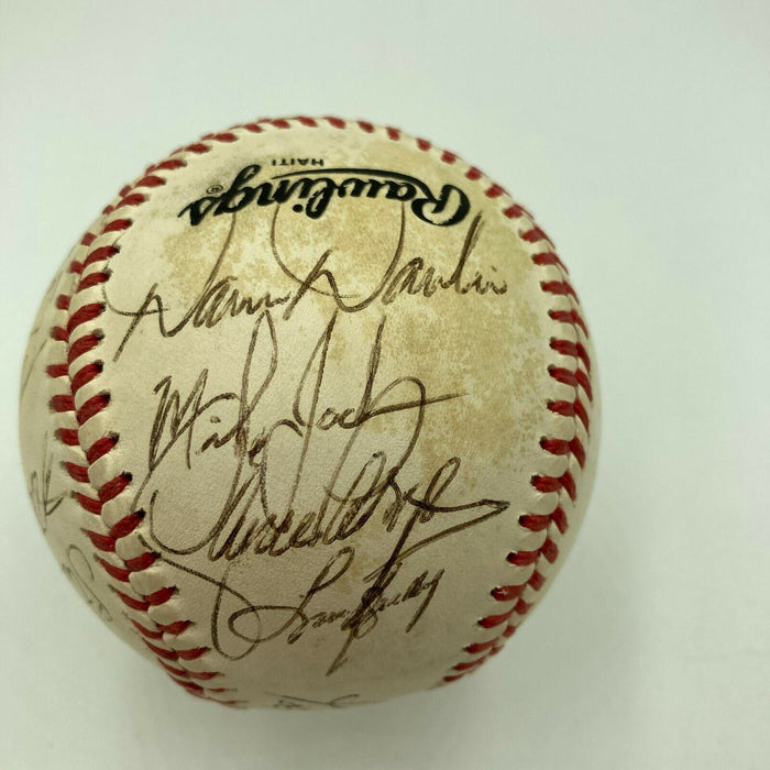 Mike Schmidt 1980's Philadelphia Phillies Team Signed National League Baseball