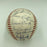 1966 Chicago Cubs Team Signed Baseball Ernie Banks Billy Williams Ron Santo JSA