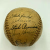 1946 Detroit Tigers Team Signed Official American League Harridge Baseball